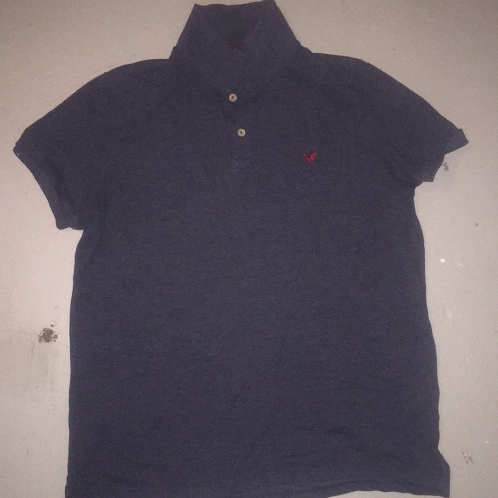 Crew neck polo shirt short sleeves